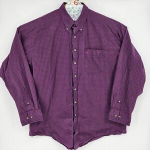 Ariat Pro Series Shirt Mens XXL Button Down Western Rodeo Checkered Long Sleeve